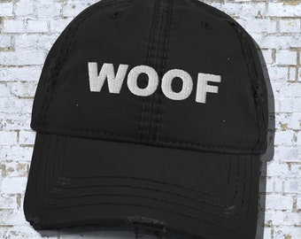 Woof hat, unisex, mens, womens, statement hat, gay hat