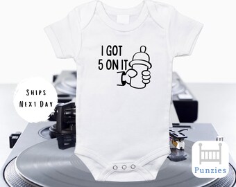 I got 5 on it Onesie®, Funny baby bodysuit, Funny Onesie®, Unique baby bodysuit, Cute, Baby Onesie, Baby Onesies, Punzies