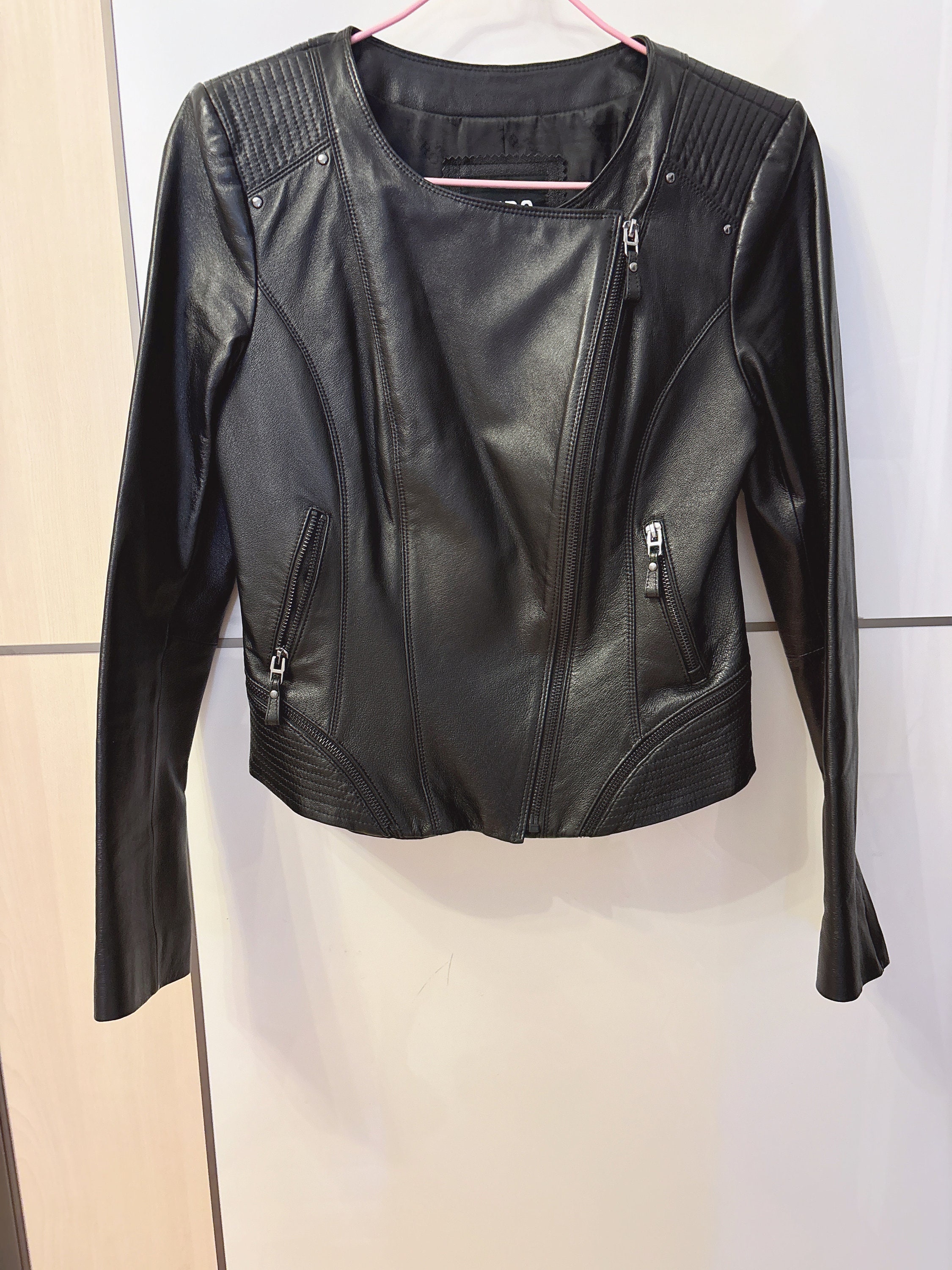 Pre Owned Leather Jacket Women