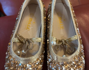 Shining princess kids shoes