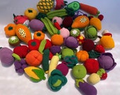 Amigurumi vegetables, Crochet fruits, crochet fruit set, crochet vegetables, crochet vegetable set, learning vegetables, toy for baby