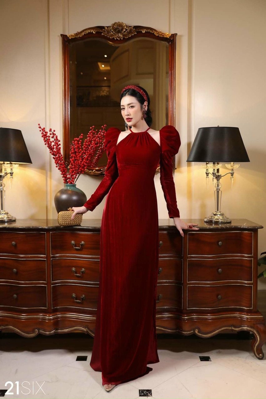 Pre-made Modernized Vietnamese Ao Dai Dress Ao Dai Viet Nam - Etsy