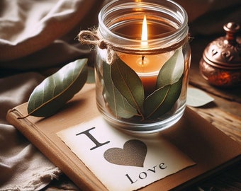 Love - Candle Burning For You With Bay Leaf, Same Day