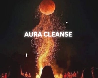 Aura Cleanse Candle | Witchcraft Photos/Reading | Same Day Delivery