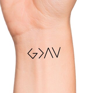 Anello Silvora In Argento 925 Con Incisione G∧∨ - God Is Greater Than The Highs And Lows, Minimalista, Unisex, Misure IT 9-29