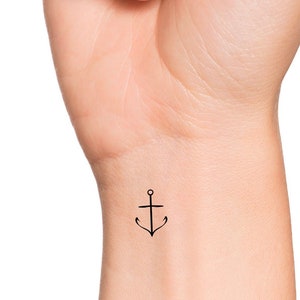 anchor tattoo ankle men