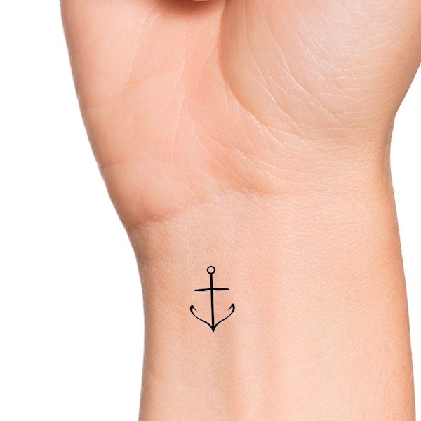 Small Anchor Temporary Tattoo