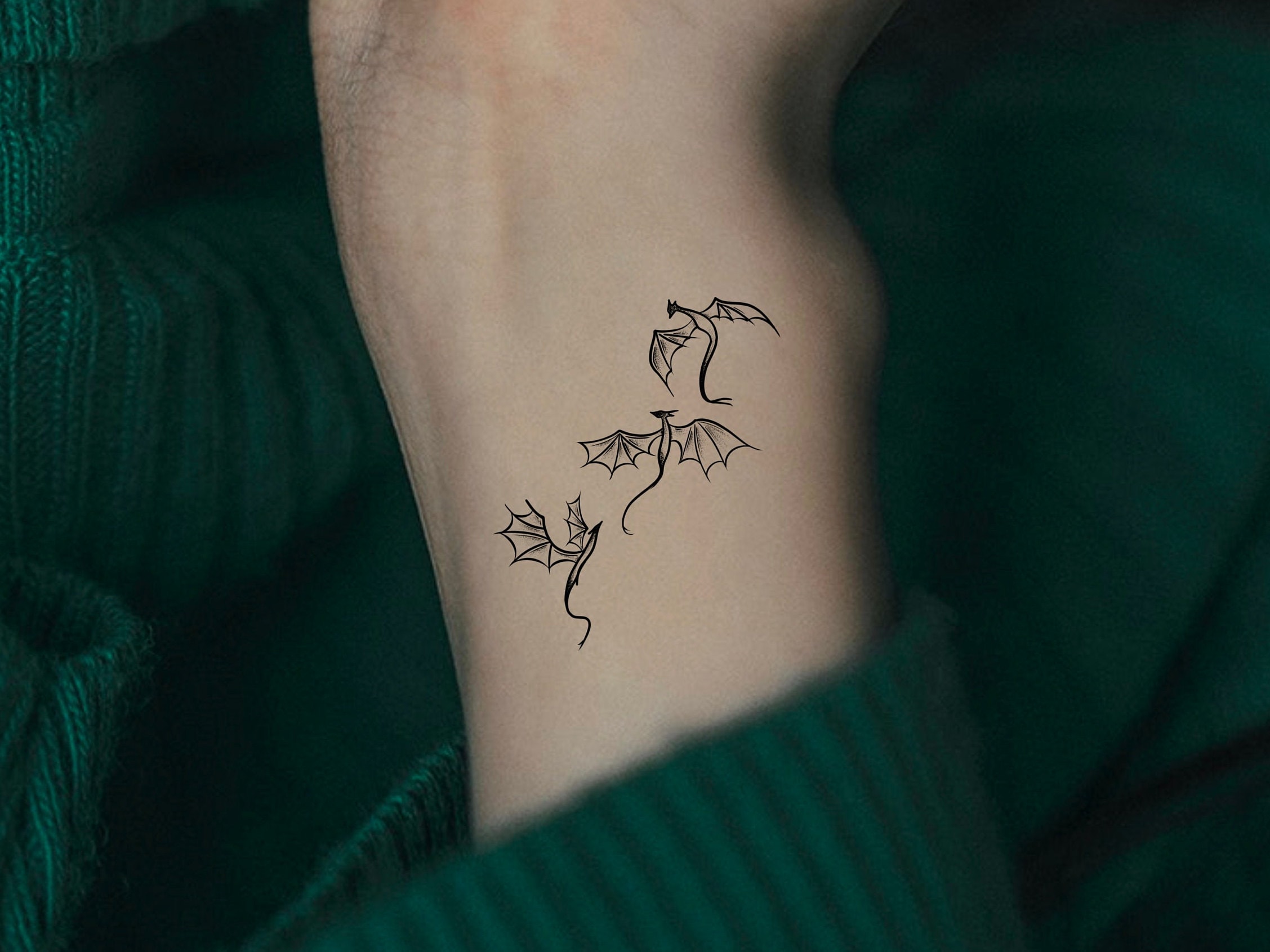 Small Dragon Tattoo for Men: Bold & Balanced