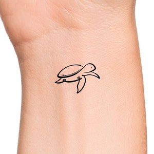 Little Turtle Temporary Tattoo