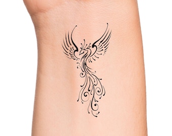 Phoenix Temporary Tattoo / Still I Rise