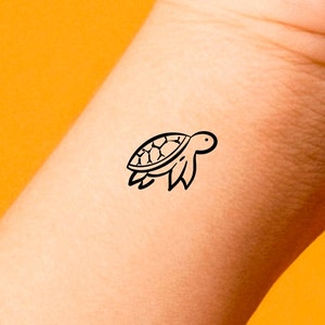 Small Turtle Temporary Tattoo