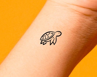 Small Turtle Temporary Tattoo
