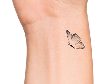 Small Butterfly Temporary Tattoo