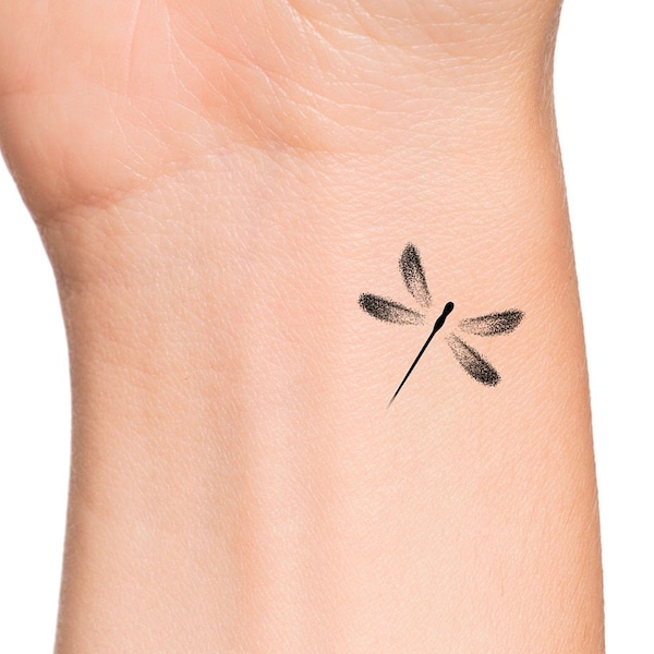Small Dragonfly Tattoo - Etsy