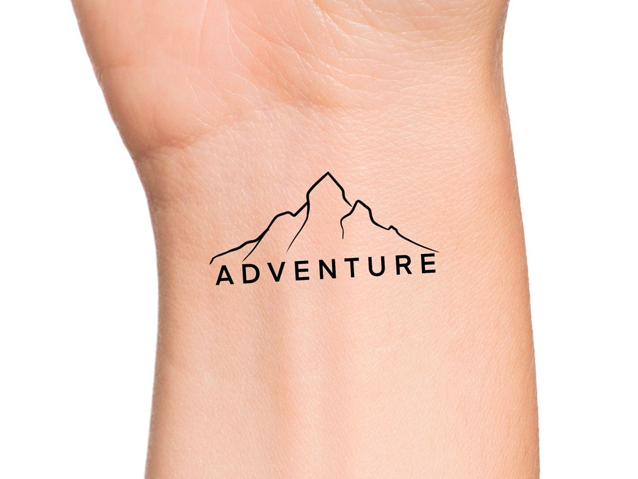 Mountain Adventure Temporary Tattoo