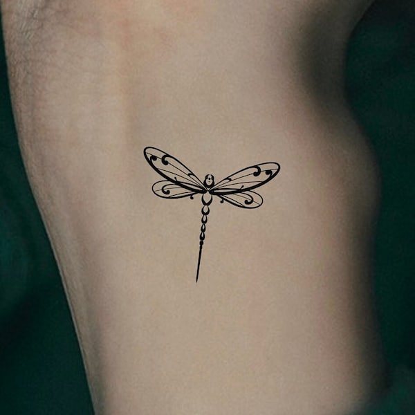 Small Dragonfly Tattoo - Etsy