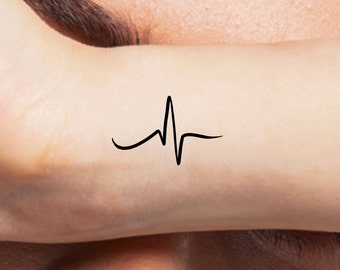 Heart rate Tattoo Pulse Electrocardiography heart love angle heart png   PNGWing