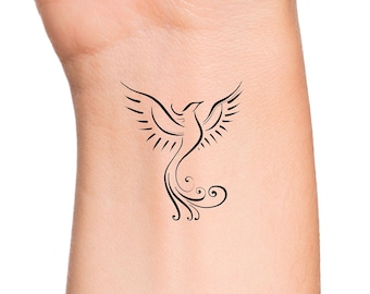 Phoenix Temporary Tattoo / still I rise