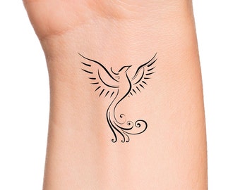 Phoenix Temporary Tattoo / still I rise