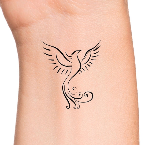 Phoenix Temporary Tattoo / still I rise