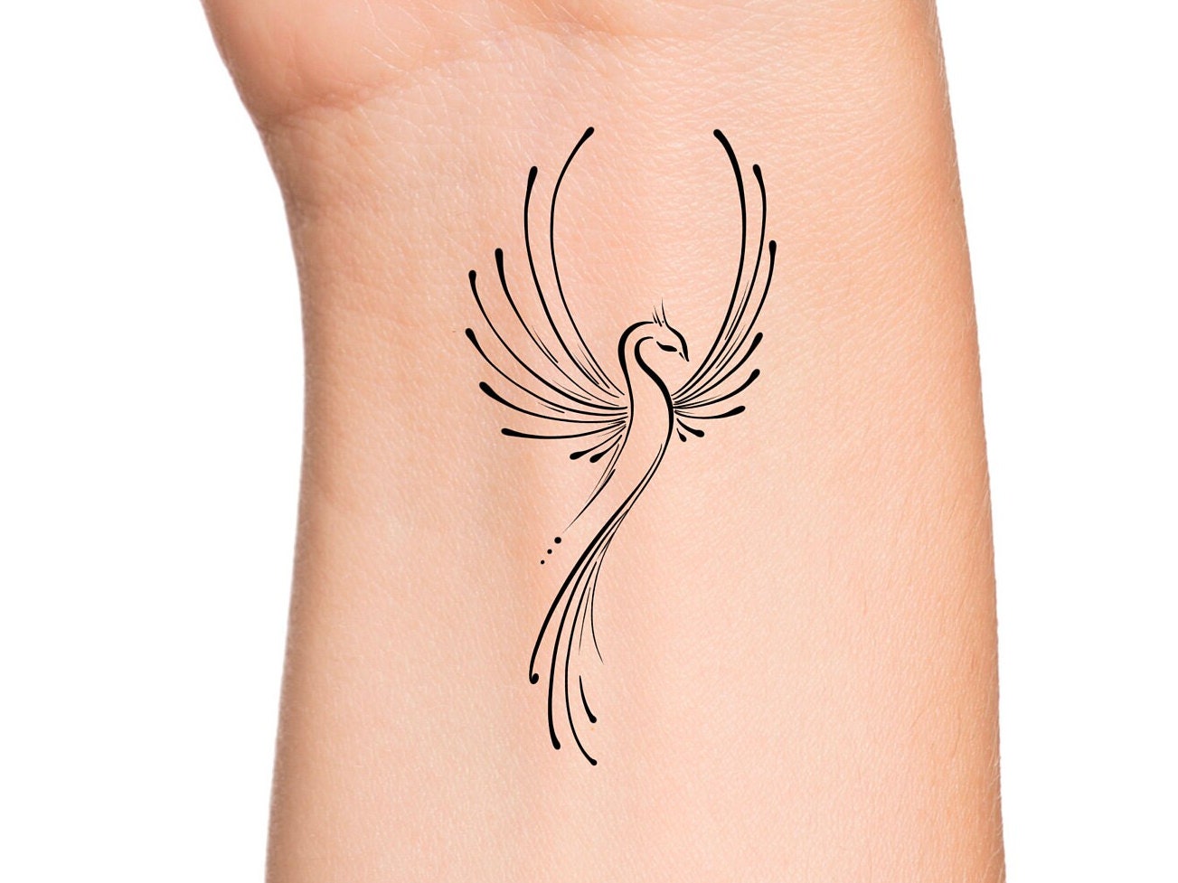 Buy Phoenix Temporary Tattoo  Rebirth Tattoo  Still I Rise  Online in  India  Etsy