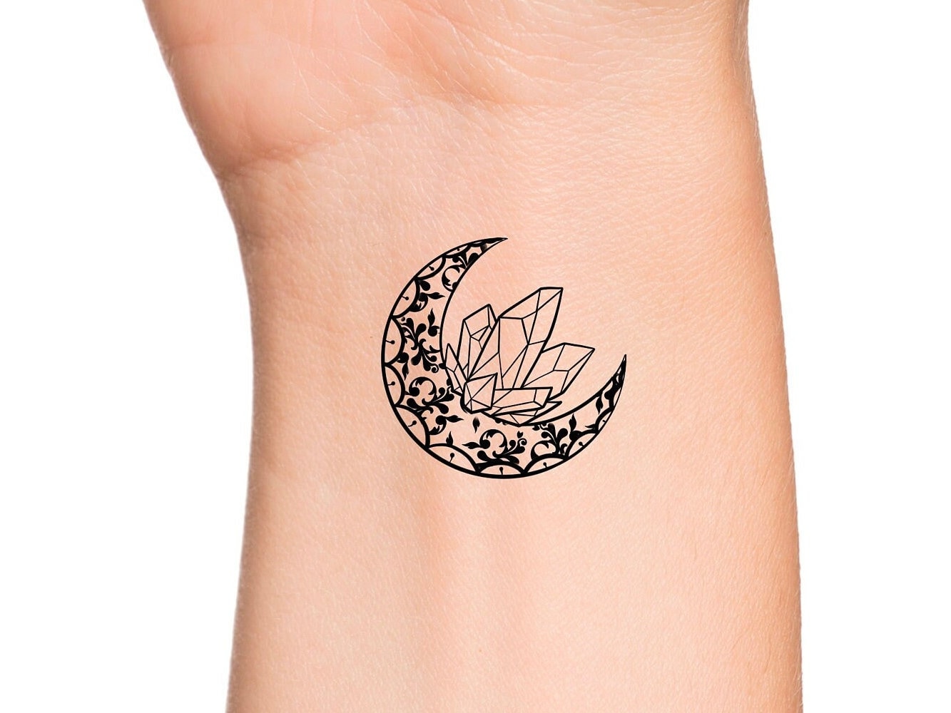 Crystal Moon Tattoo Design  Aven  Coyote Tattoo Designs