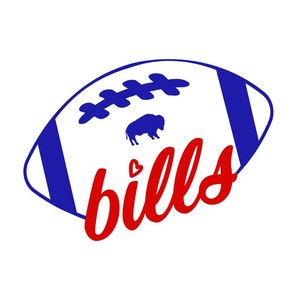 Grafica della maglietta da calcio Bills - Grafica della maglietta da calcio Buffalo. Fai il tifo per la tua squadra di calcio di Buffalo. SVG, PNG e JPEG inclusi
