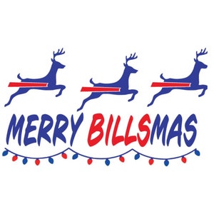 Buffalo Football Christmas Shirt Graphic - Merry Billsmas mit Rentier. Feiern Sie Heiligabend Fußball! SVG, PNG und JPEG enthalten