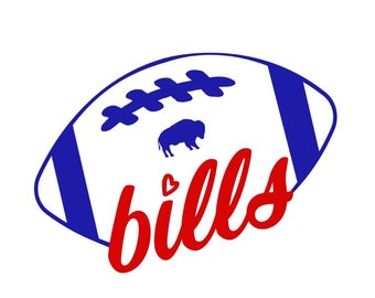 Buffalo Bills Football Graphic: SVG, PNG, JPEG (Digital Download)