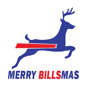 Buffalo Football Weihnachts-Shirt Grafik - Merry Billsmas. Feiere Heiligabend Fußball! SVG, PNG und JPEG enthalten