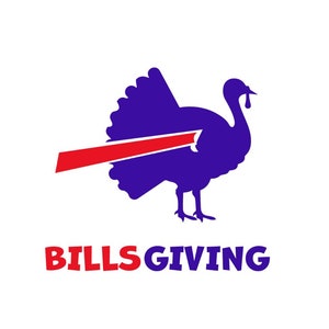 BillsGiving.  Celebrate Thanksgiving Football! SVG, PNG, and JPEG included