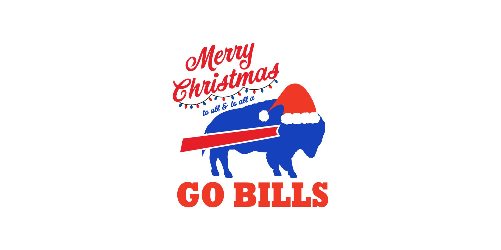 Buffalo Bills Christmas SVG: Football Shirt Graphics (digital Download ...