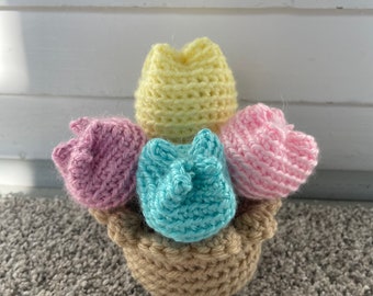 Crochet Tulip Arrangement