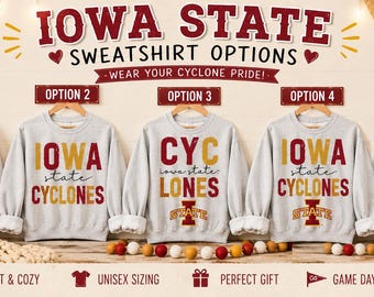 Cykloner Matchdag Rundhalsduk | Iowa State Fantröja