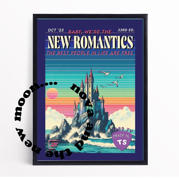 Neu Romantics 1989 TS vintage magazine style print A4 / A3 1989 tv