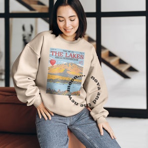 The lakes TS lyric sweatshirt | folklore lyric sweater | Vintage magazine style