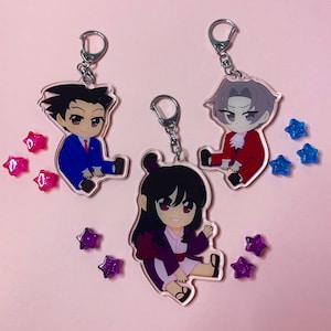 Sitting Style Lawyer Keychains
