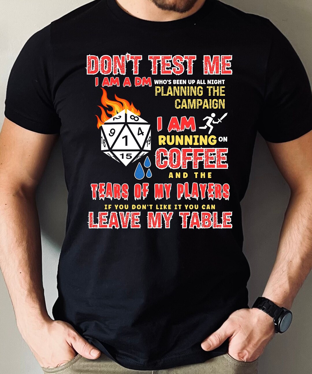 Dungeon Master Tee Dnd Gaming T-shirt Fantasy TTRPG Shirt - Etsy