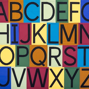 Sewdosopa Paper Piece Uppercase Capital Alphabet