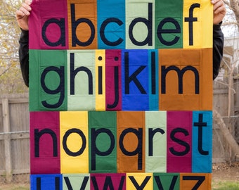 Sewdosopa Paper Piece Lowercase Alphabet