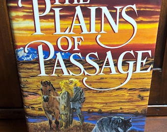 Jean M Auel, The Plains of Passage, Earth’s Children, Vintage 1990 First Edition Hardcover