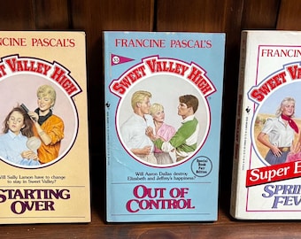 Sweet Valley High Original 1980s Bantam Books Paperbacks, Francine Pascal, You Choose