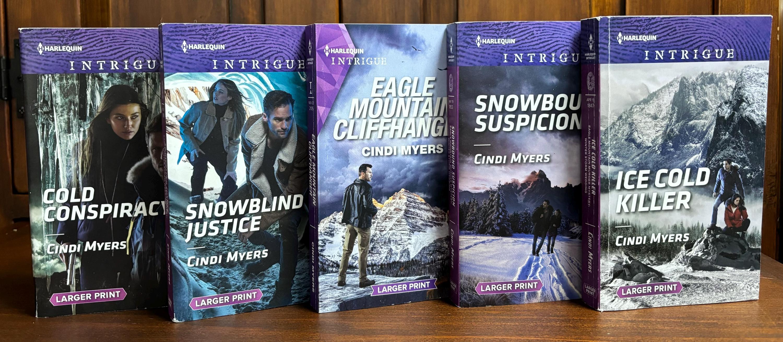 Harlequin Intrigue Larger Print Budget Bundle, 5 Titles By Cindi Myers