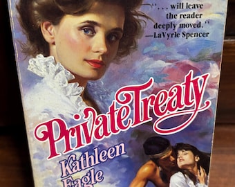 Kathleen Eagle, Private Treaty, Vintage 1988 Harlequin Historical Romance Paperback