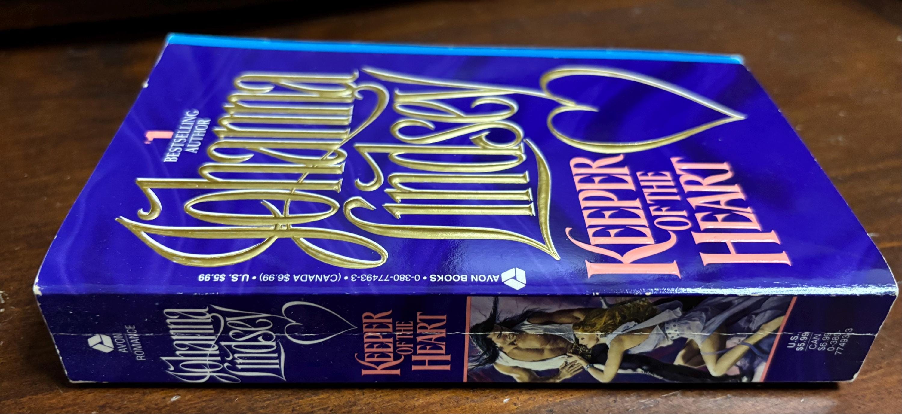 Johanna Lindsey, Keeper of the Heart, Vintage 1993 Avon First