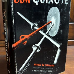 Cervantes, Don Quixote, Vintage 1950 Hardcover Modern Library Edition