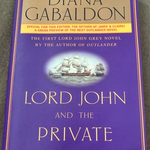 Diana Gabaldon, Lord John and the Private Matter, Vintage Trade Paperback