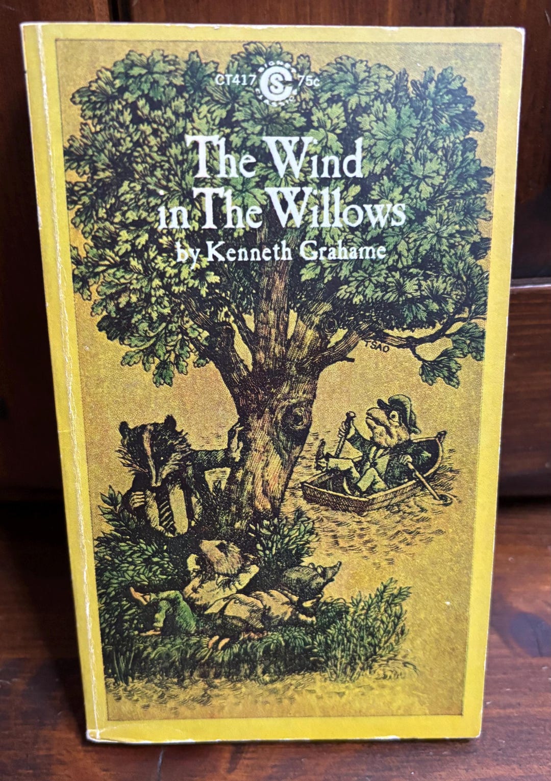 Wind in the Willows, Kenneth Grahame, Vintage 1969 Signet Classic ...
