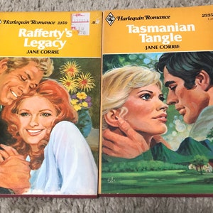 Jane Corrie, Vintage Harlequin Romance, 2 book set