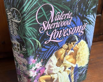 Valerie Sherwood, Lovesong, Vintage 1985 Pocket Books Hardcover Historical Romance